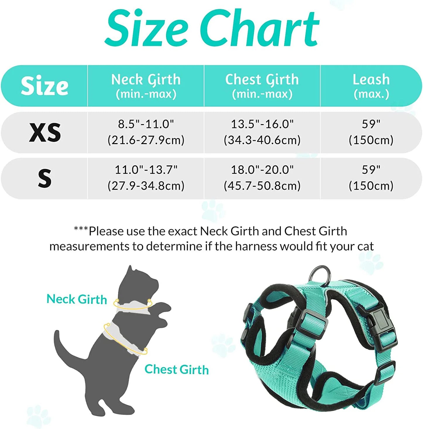 Cat Harness and Leash for Walking.